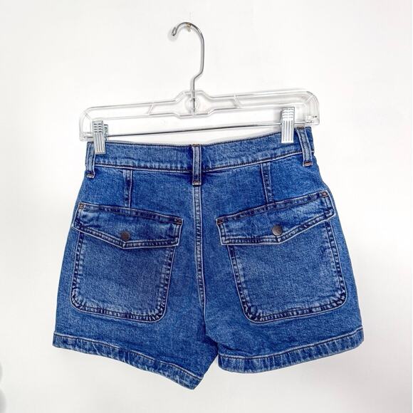 Madewell Emmett Shorts w/ Patch Pocket Size 24 - Picture 3 of 6